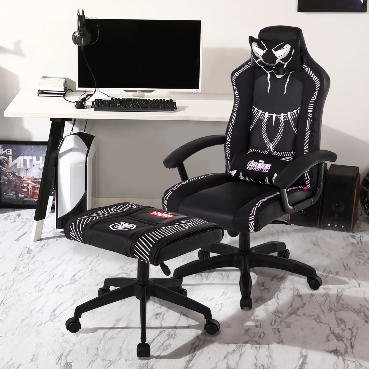 Neo Chair SUPREME Black Panther Stool Marvel Gaming 9 Neo Chair SUPREME Black Panther Stool Marvel Gaming