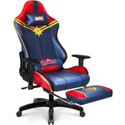 Neo Chair PRIME Captain Marvel Edition [Footrest Ver.] (MV-ARC-CM-R) Marvel Gaming