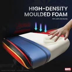 Neo Chair PRIME Captain Marvel Edition [Footrest Ver.] (MV-ARC-CM-R) Marvel Gaming