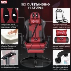 Neo Chair PRIME Deadpool Edition [Footrest Ver.] (MV-ARC-DP-R)