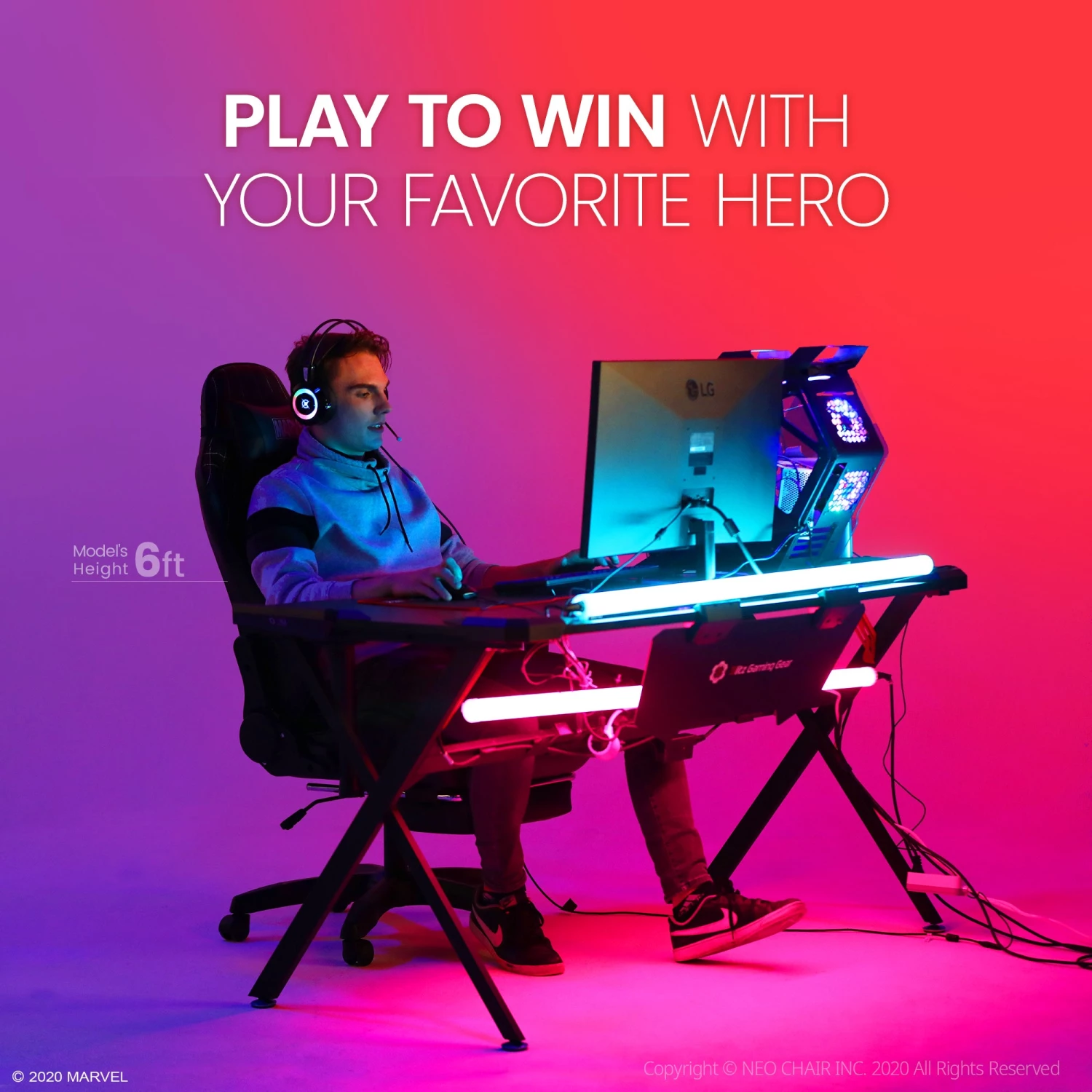 Neo Chair PRIME Spider-Man Edition (MV-ARC-SM) Marvel Gaming 9 Neo Chair PRIME Spider-Man Edition (MV-ARC-SM) Marvel Gaming