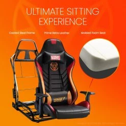 Neo Chair PRIME Iron Man Edition [Footrest Ver.] (MV-ARC-IM-R)