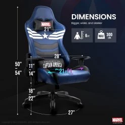 Neo Chair PRIME Captain America Edition (MV-ARC-CA) 14 Neo Chair PRIME Captain America Edition (MV-ARC-CA)