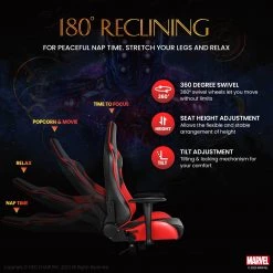 Neo Chair Marvel Gaming ETERNALS Gaming Chair-Druig (MV-ETN-DR) 9 Neo Chair Marvel Gaming ETERNALS Gaming Chair-Druig (MV-ETN-DR)