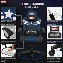 Neo Chair SUPREME Captain America Edition (MV-CRC-CA) Marvel Gaming