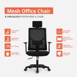 Neo Chair M-Series MK10H Black (MS-M10H-BK)