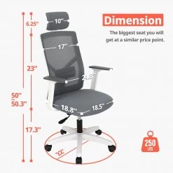 Neo Chair MK10H Gray (MS-M10H-GY) M-Series