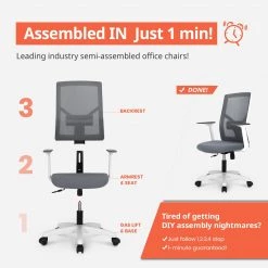 Neo Chair M-Series MK10 Gray (MS-M10-GY)