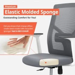 Neo Chair M-Series MK10 Gray (MS-M10-GY)