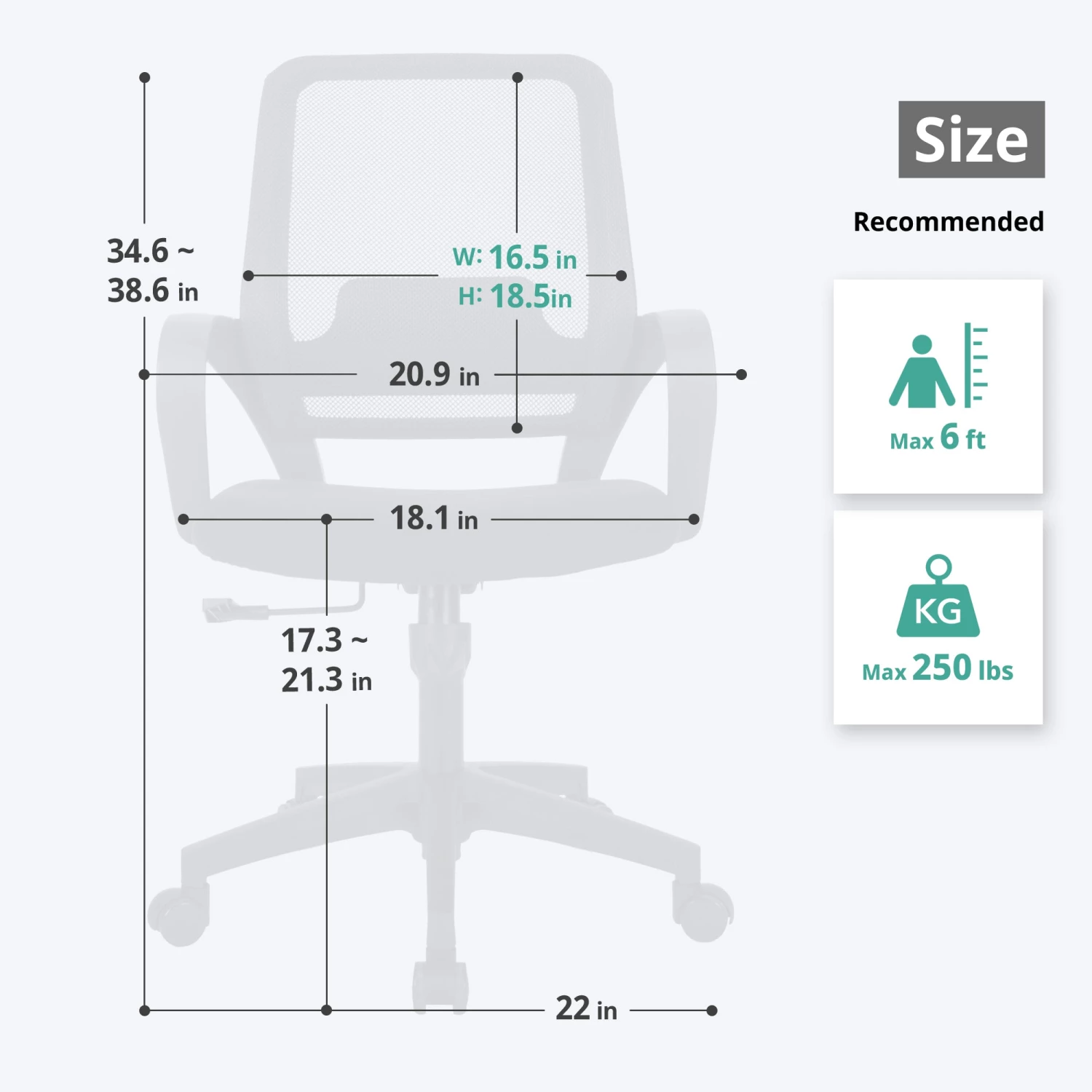 Neo Chair M28 Black Frame Mesh Office Chair 8 Neo Chair M28 Black Frame Mesh Office Chair