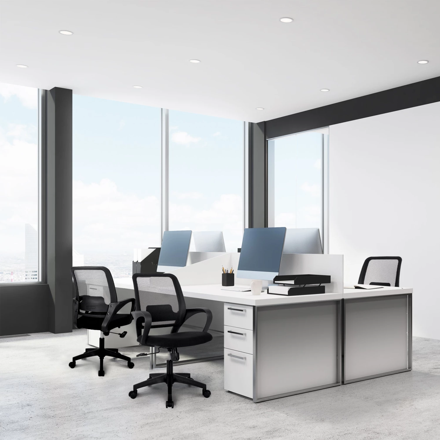 Neo Chair M28 Black Frame Mesh Office Chair 9 Neo Chair M28 Black Frame Mesh Office Chair