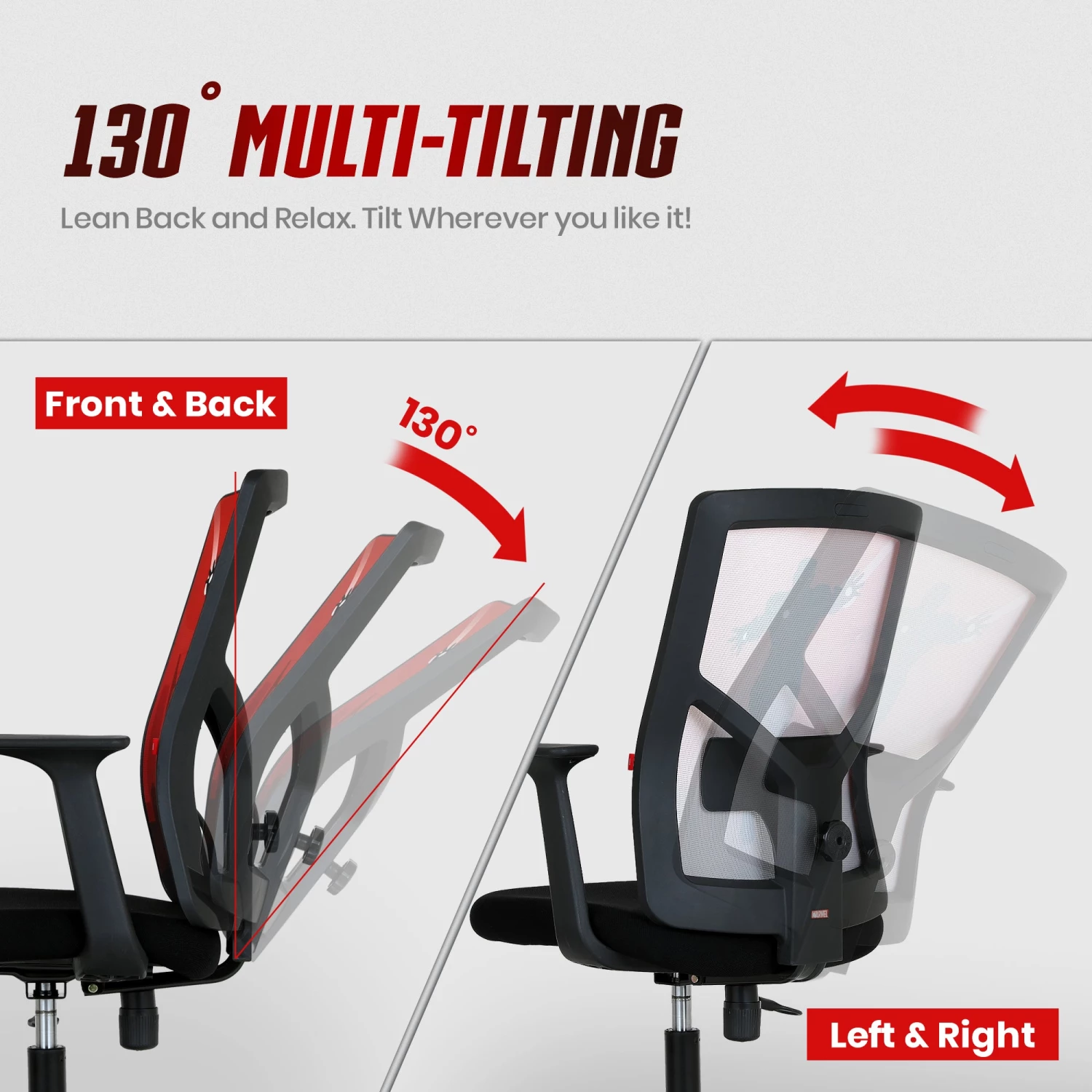 Neo Chair Marvel Gaming MK10 Iron Man Edition (MV-M10-IM) 8 Neo Chair Marvel Gaming MK10 Iron Man Edition (MV-M10-IM)