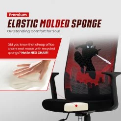 Neo Chair Marvel Gaming MK10 Spider-Man Edition [Headrest Ver.] (MV-M10H-SM)