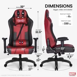 Neo Chair ULTIMATE Deadpool Edition (MV-RAP-DP) Marvel Gaming